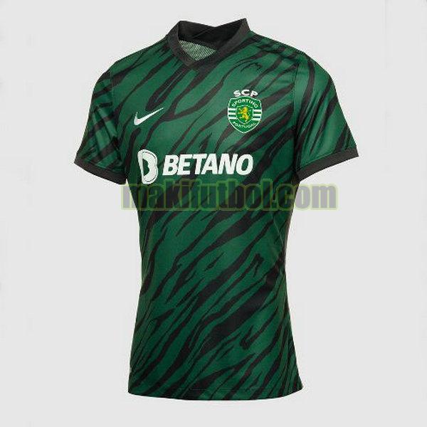 camisetas sporting lisbon 2021 2022 tercera tailandia verde