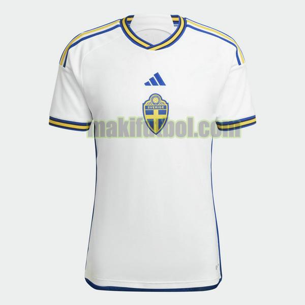 camisetas suecia 2022 segunda tailandia blanco