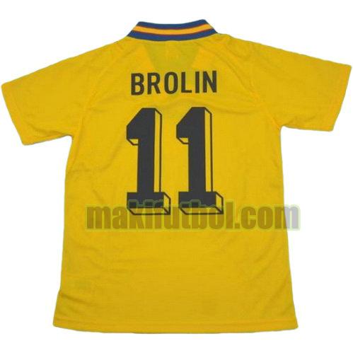 camisetas suecia copa mundial 1994 primera brolin 11