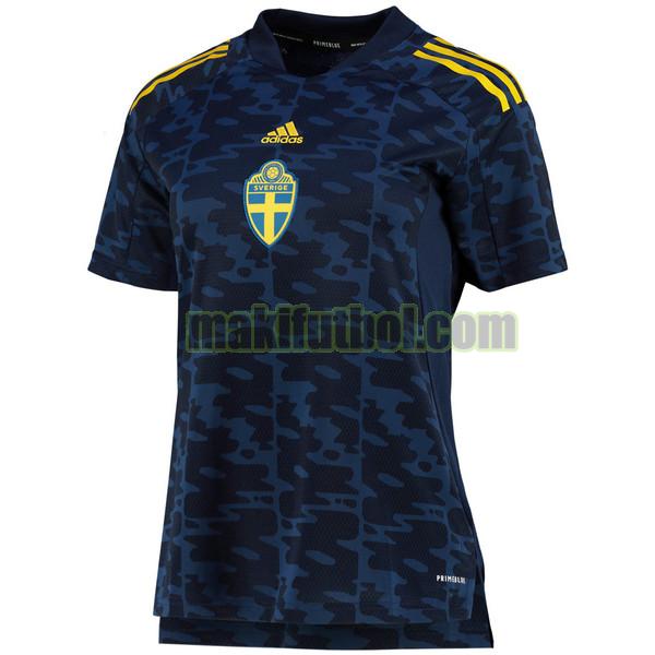 camisetas suecia mujer euro 2022 segunda navy