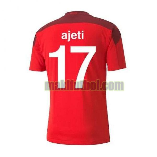 camisetas suiza 2020-2021 primera ajeti 17 rojo