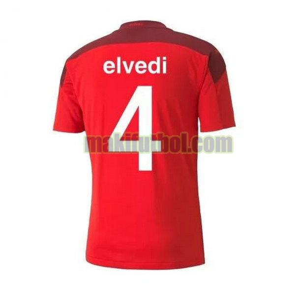 camisetas suiza 2020-2021 primera elvedi 4 rojo