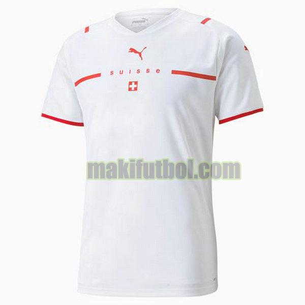 camisetas suiza 2021 2022 segunda tailandia blanco