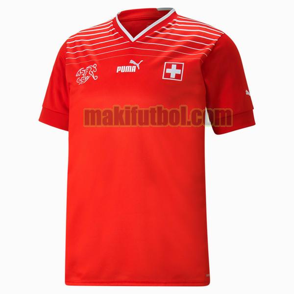 camisetas suiza 2022 primera tailandia rojo
