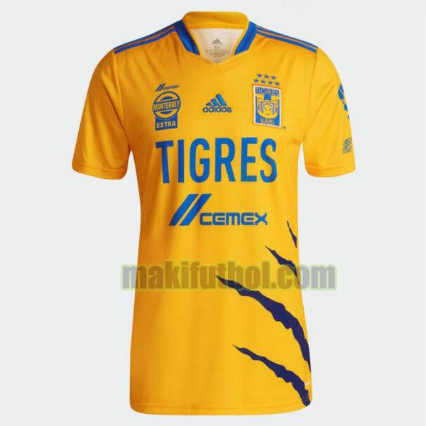 camisetas tigres uanl 2021 2022 primera tailandia amarillo