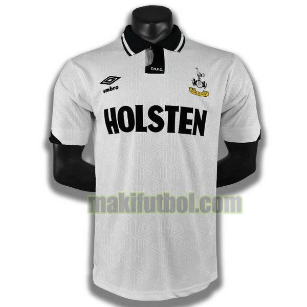 camisetas tottenham hotspur 1991-1993 primera blanco