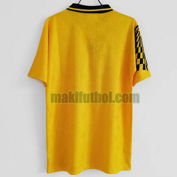camisetas tottenham hotspur 1991-1994 segunda amarillo
