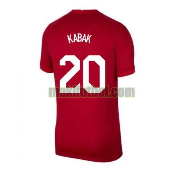 camisetas turquia 2020 segunda kabak 20