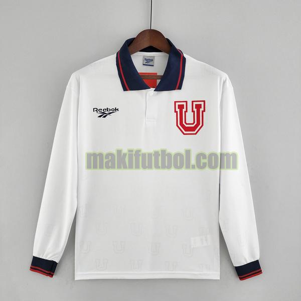 camisetas universidad de chile 1998 segunda ml blanco