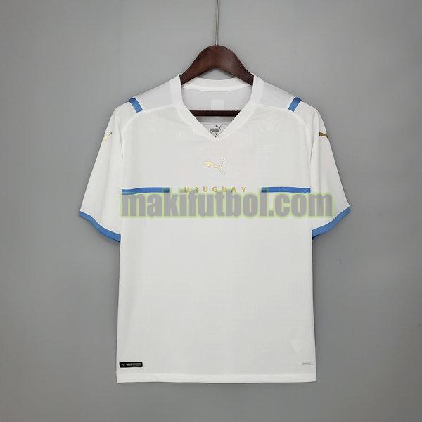 camisetas uruguay 2021 2022 segunda tailandia blanco