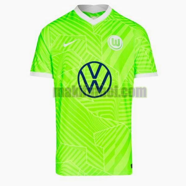 camisetas vfl wolfsburgo 2021 2022 primera equipacion verde