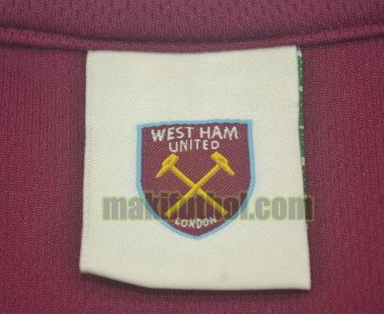 camisetas west ham united 1999-2001 primera