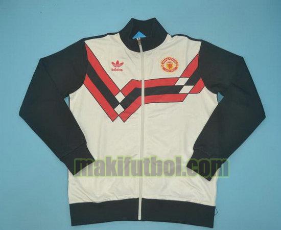 chaquetas manchester united 1990-1992 segunda blanco