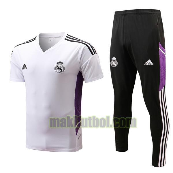 entrenamientos real madrid 2022 2023 conjunto blanco purple
