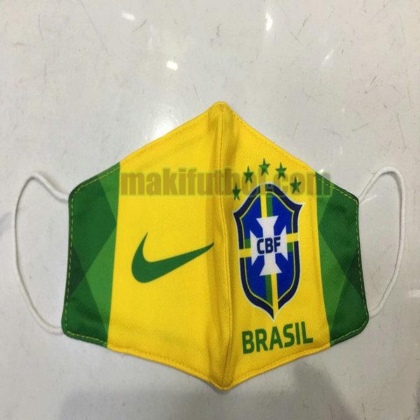máscaras brasil 2020-2021 amarillo verde