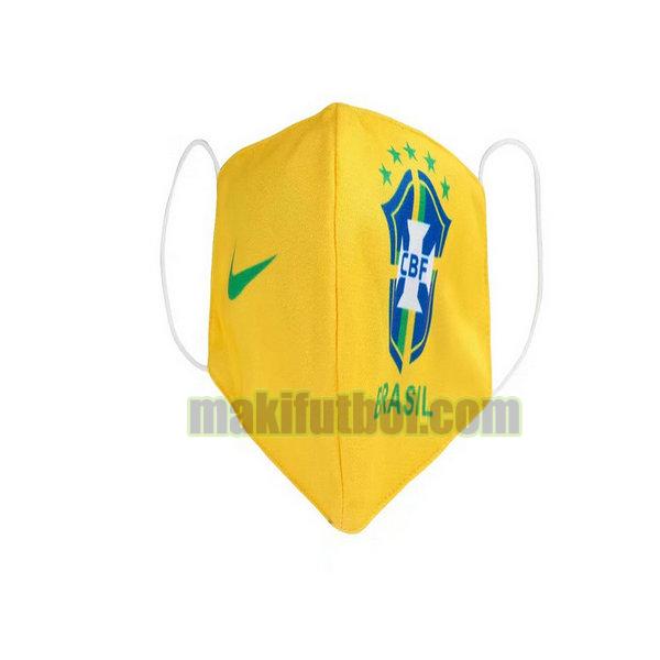 máscaras brasil 2020-2021 yellow