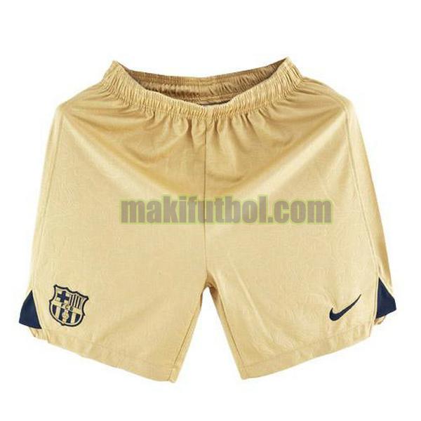 pantalones cortos barcelona 2022 2023 segunda amarillo